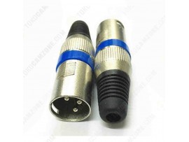 Jack Male XLR - Connector Mic - Besi
